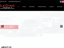 Tablet Screenshot of lechictransport.com